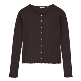 Skall Studio Edie Cardigan, Dark Brown